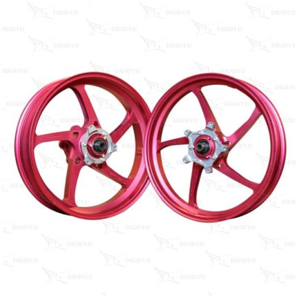 Velg Racing Boy RCB Forged Rim FG 525 Yamaha R25 / MT25 Original PNP Gear Standar - Merah