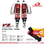 Shock Shockbreaker Racing Boy RCB VS Series Red Honda Tiger 320mm