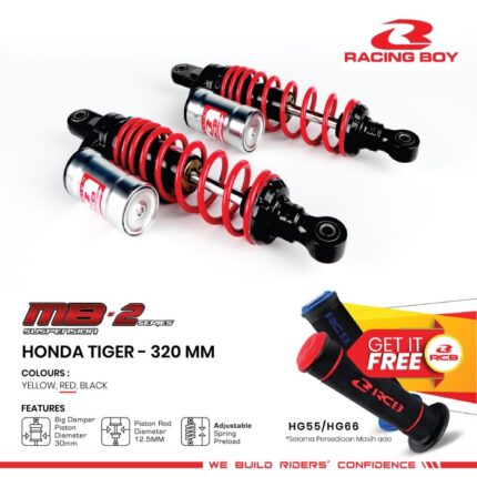 Shock Shockbreaker Racing Boy RCB MB-2 Series Honda Tiger 320mm - Merah