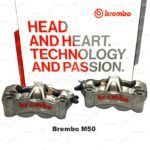 Brembo Kaliper M50 Grey 100mm 1 Set Original Italy