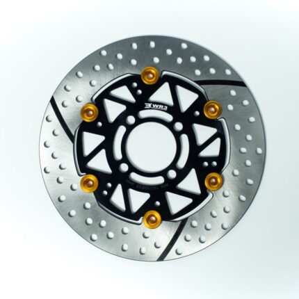 Piringan Cakram WR3 Vario Scoopy Beat 260mm Discbrake Full Floating - Black Gold
