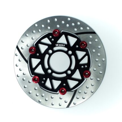 Piringan Cakram WR3 Vario Scoopy Beat 260mm Discbrake Full Floating - Black Red