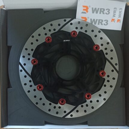 Piringan Cakram WR3 ZX6R Z1000 ZX10R Z650 Discbrake Full Floating - Black-Red