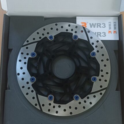 Piringan Cakram WR3 ZX6R Z1000 ZX10R Z650 Discbrake Full Floating - Black-Blue
