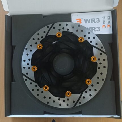 Piringan Cakram WR3 ZX6R Z1000 ZX10R Z650 Discbrake Full Floating - Black-Gold
