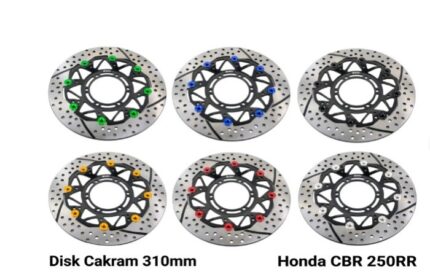 Piringan Cakram WR3 CBR250RR HO301 Right Discbrake - Black Blue