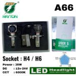 Lampu Depan Motor RTD Rayton Original A66 H4 H6 White 6000k LED