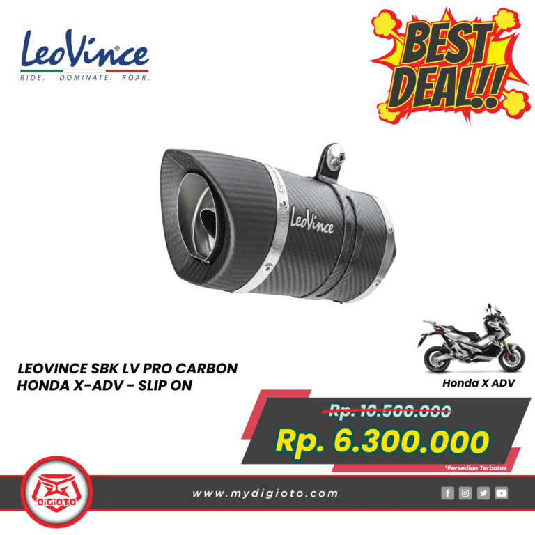 LEOVINCE SBK LV PRO CARBON HONDA X-ADV SLIP ON 14194E