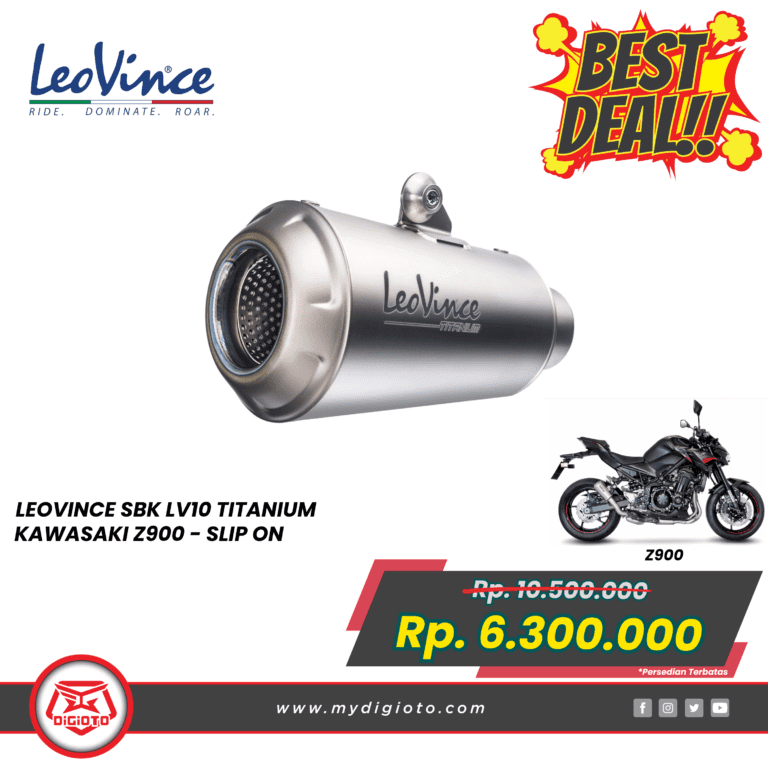 LEOVINCE SBK LV10 TITANIUM KAWASAKI Z900 SLIP ON 15204T