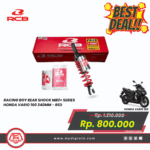 RACING BOY REAR SHOCK MB2+ SERIES HONDA VARIO 160 340MM RED 01M0208R
