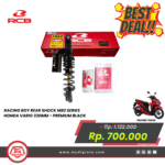 RACING BOY REAR SHOCK MB2 SERIES HONDA VARIO 330MM PREMIUM BLACK