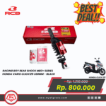 RACING BOY REAR SHOCK MB2+ SERIES HONDA VARIO CLICK125 330MM BLACK 01M0202B