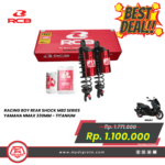 RACING BOY REAR SHOCK MB2 SERIES YAMAHA NMAX 330MM TITANIUM