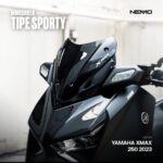 Visor Windshield Wind Shield Nemo Type Sporty / Eropa Xmax New Connected - Gambar 2