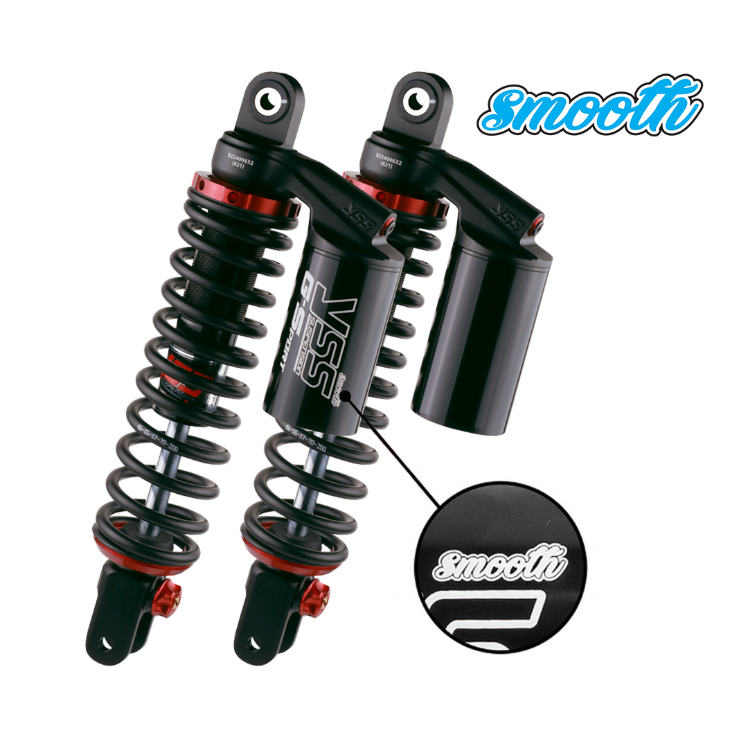 YSS SHOCK Shock Shockbreaker YSS G Sport Smooth Black Series Yamaha Aerox 305mm TG302-305TR-05-888A - Gambar 1