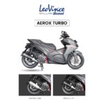 Knalpot Racing Matic Leovince LV Scoot Fullsystem Yamaha Nmax New Neo Turbo Aerox New Alpha Turbo with Drake Header Stainless Original