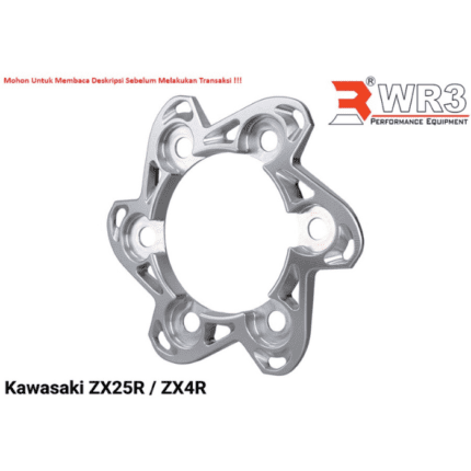 Cover Sprocket Flange Gear Belakang WR3 ZX25R ZX 25R ZX 25 - Silver