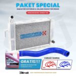 Paket Radiator Koyorad Xmax Old New Connected + Selang Radiator Upgrade Kit Radiator Xmax