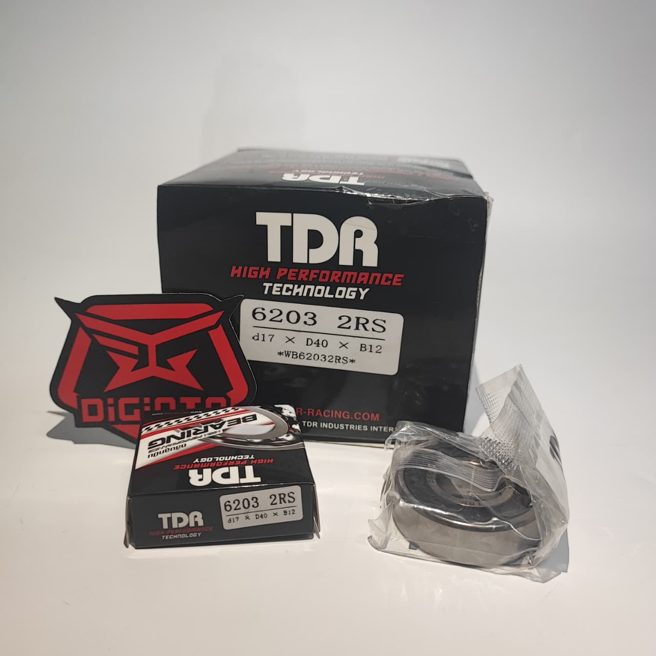 BEARING TDR 6203 Bearing Laher Roda Depan TDR 6203 2RS MT07 MT25 WR250 CBR250RR Tiger 2000 Revo - Gambar 1