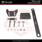 Bracket Dudukan Lampu Tembak Drake Xmax New Connected Triclamp Tri Clamp Bawah Lampu Utama