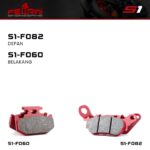 Kampas Rem Fenrir S1 Depan Belakang R15 V3 R15V3