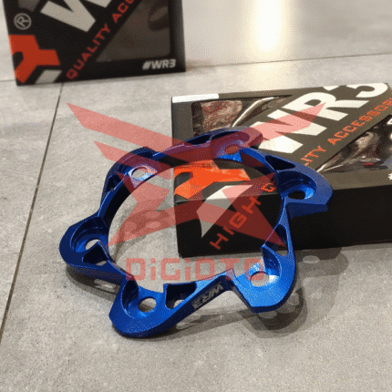 Cover Sprocket Flange Gear Belakang WR3 Ninja 250 Fi Old New Z250 R25 MT25 R6 R1 MT09 - Blue