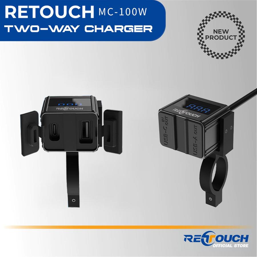 AC-RT3 Charger HP Retouch Two Way Charger MC 100W IPX7 - Gambar 1