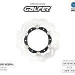 Disc Brake Galfer Floating Depan Belakang Vespa GTS 150 Vespa GTS 300 F/R 220mm Discbrake DF704FLW