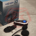 Bluetooth Wireless Retouch X3 Pro Bluetooth Helm Hard Mic (Full Face) Universal