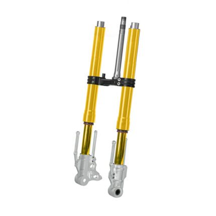 Bottom Shock Depan Upside Down RPD Xmax Kaliper Radial 4P Pitch 100 Disc 298mm - Gold/Gold/Silver