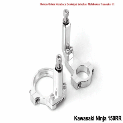 Bracket Steering Damper WR3 Ninja 150RR Braket Steering Damper - Silver