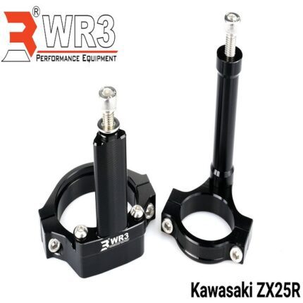 WR3 Bracket Steering Damper Kawasaki ZX25R - Black