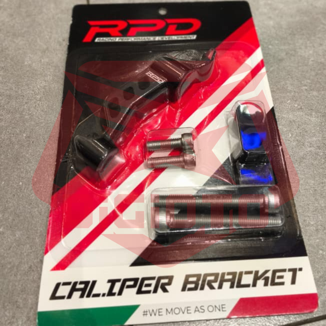 ZBCDB-59J77-260MM (1) Bracket Kaliper RPD Radial Pitch 82mm Vario 125 150 Beat Scoopy FI Disc 260mm - Gambar 1