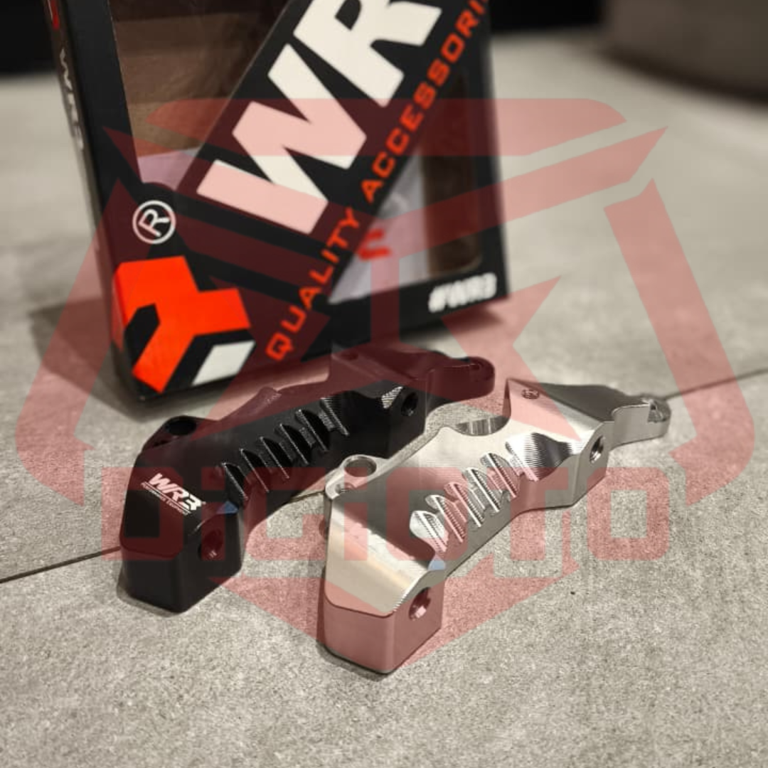 BRACKET WR3 Pitch 100mm Forza Braket Bracket Kaliper Radial Depan WR3 Forza 250 Pitch 100mm Disc 300mm - Gambar 1