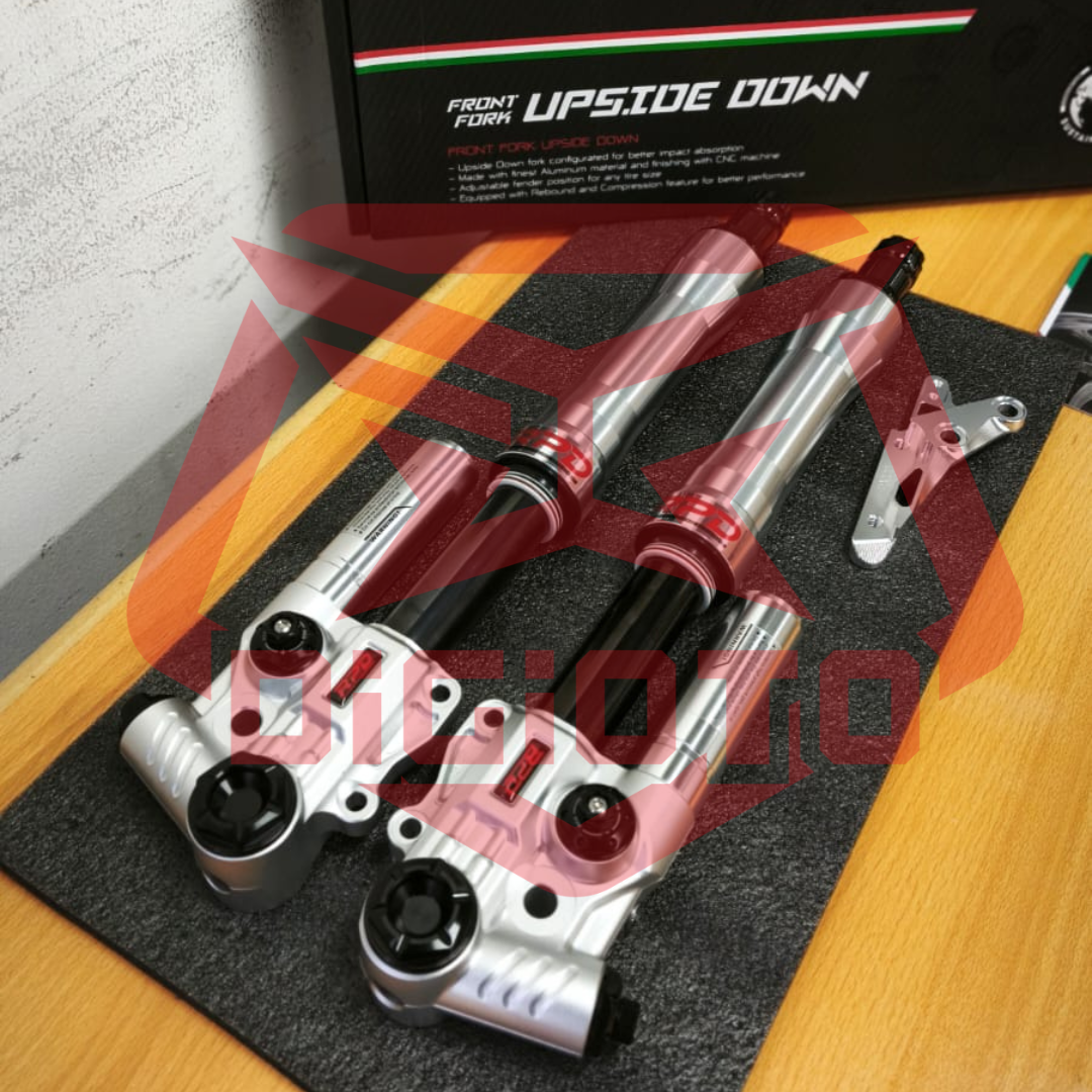 RPD UPSIDE DOWN AXIAL 4P 260MM HONDA PCX160 (3) Shock Depan Up Side Upside Down RPD PCX160 PCX 160 Kaliper Axial Disc 260mm - Gambar 1
