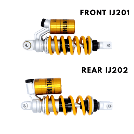 Shockbreaker Ohlins Italjet Dragster Depan IJ201 Belakang IJ202 Shock Tabung - Depan Belakang