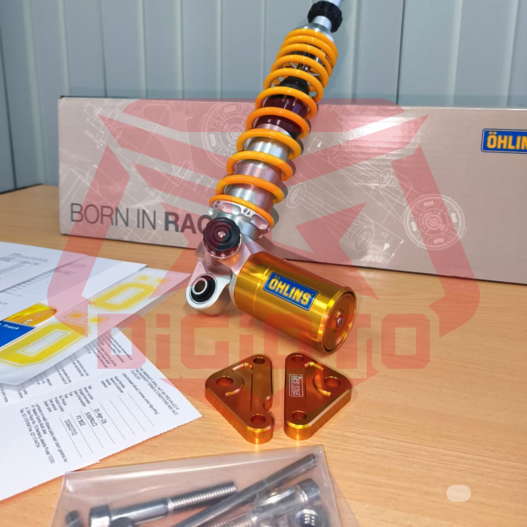 OHLINS SHOCK VESPA SPRINT 150 ABS (7) Shock Ohlins Vespa Sprint 150 Iget Primavera S LX LXV Depan PI 501 Belakang PI502 - Gambar 1