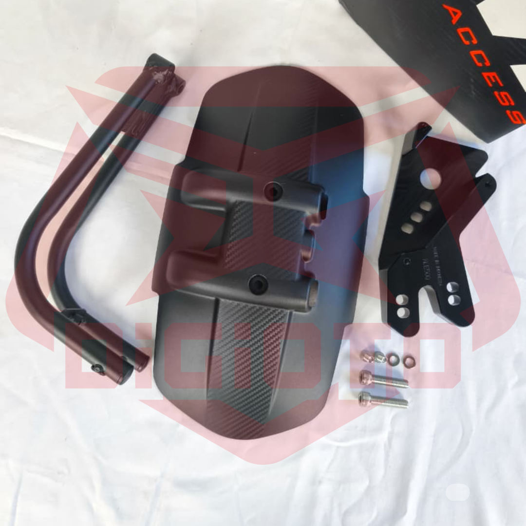 WR3 MUDGUARD KAWASAKI KLE 500 (1) Mudguard Mud Guard WR3 KLE 500 KLE500 - Gambar 1