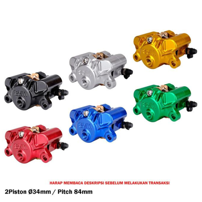WR3 (4) Kaliper WR3 2 Piston 2p 1p Axial Universal Brake Caliper - Gambar 1