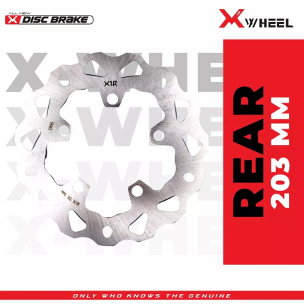 Piringan Cakram Disc Discbrake Depan Belakang Standar XWheel MX King 150 Ukuran 245mm (F) 203mm (R) - Belakang 203mm