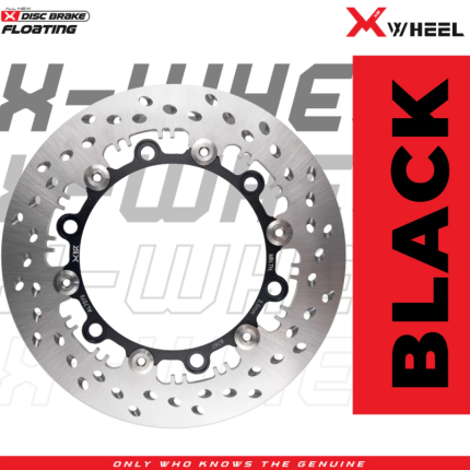Discbrake Cakram Semi Floating XWheel Supra Gtr 150 267mm Piringan Cakram Depan Disc Lebar - Black