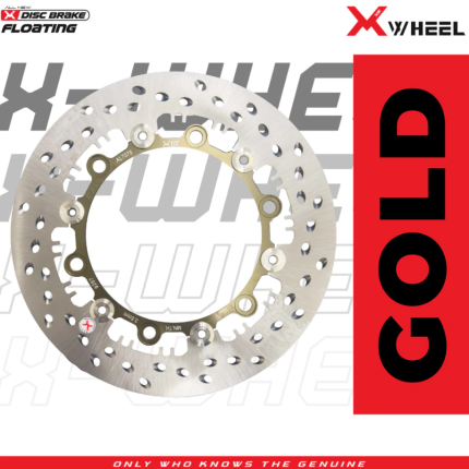 Discbrake Cakram Semi Floating XWheel Supra Gtr 150 267mm Piringan Cakram Depan Disc Lebar - Gold
