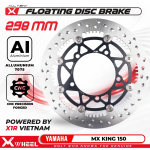 Discbrake Cakram Semi Floating XWheel Mx King 150 298mm Piringan Cakram Depan Disc Lebar