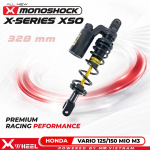 Shock Tabung Shockbreaker XWheel XSO Series Vario 125 150 328mm