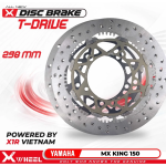 Discbrake Cakram Full Floating XWheel T-Drive Mx King 150 298mm Piringan Cakram Depan
