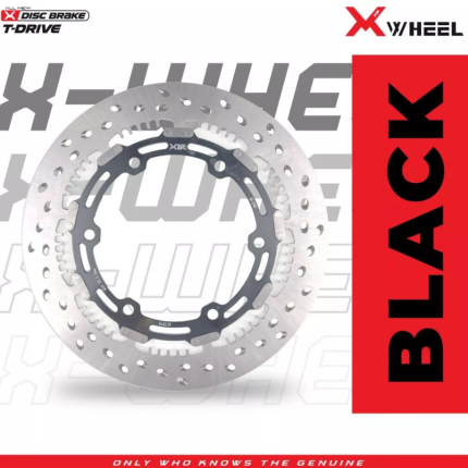 Discbrake Cakram Full Floating XWheel T-Drive Supra Gtr 150 298mm Piringan Cakram Depan - Black