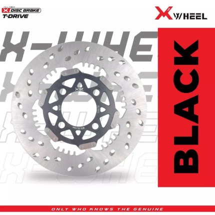 Discbrake Cakram Full Floating XWheel T-Drive Vario 150 220mm Piringan Cakram Depan - Black