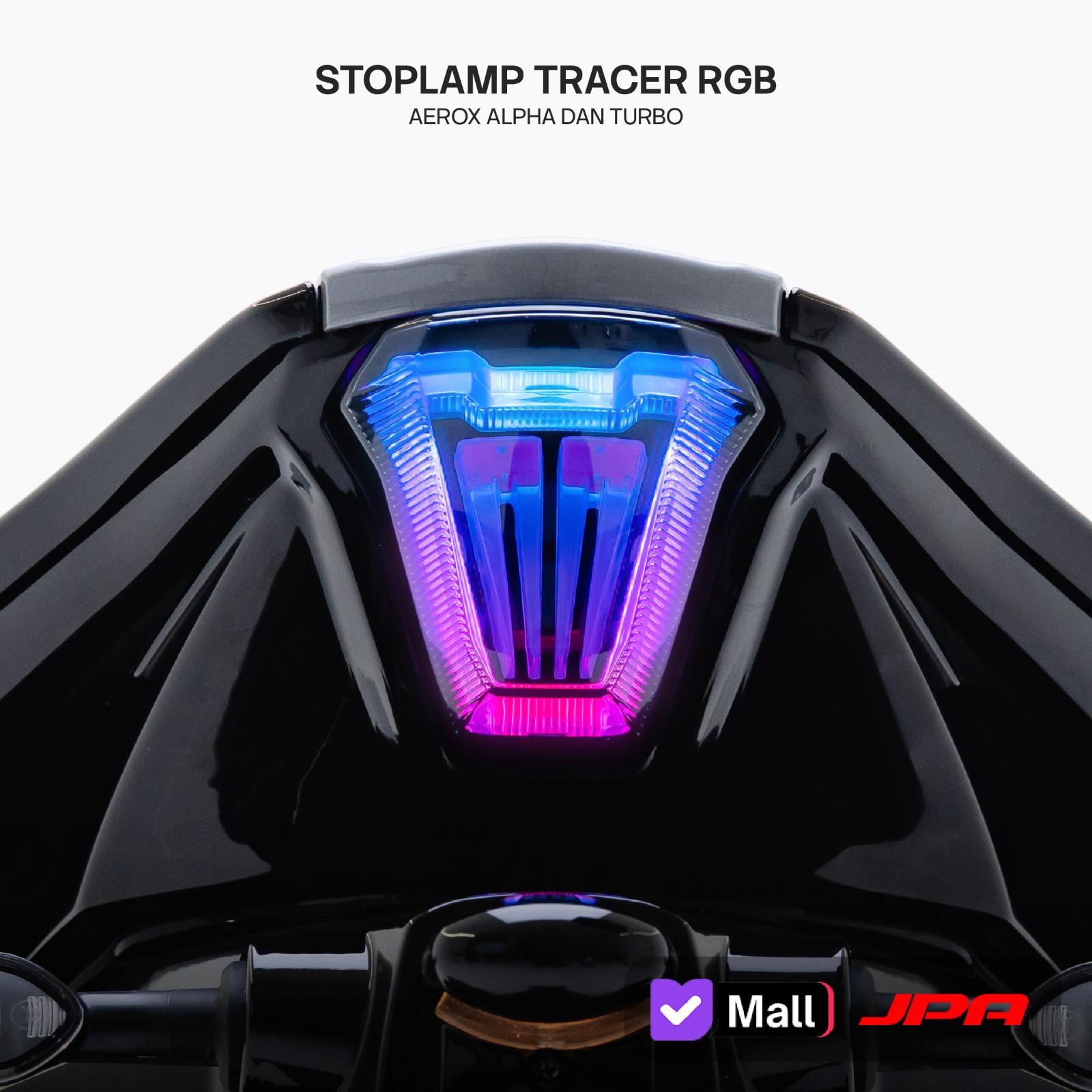 63867744a4084d728910cc3e3adfd81b~tplv-aphluv4xwc-white-pad-v1_1600_1600 Lampu Rem JPA Tracer RGB Aerox Alpha Turbo Stop Lamp Lampu Belakang - Gambar 1